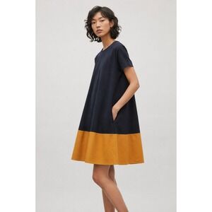 cos floaty asymmetric midi dress Zadena Asymmetrical Low Back Knit Mini Dress Multi Stripe – Uncut-Trends main image 1